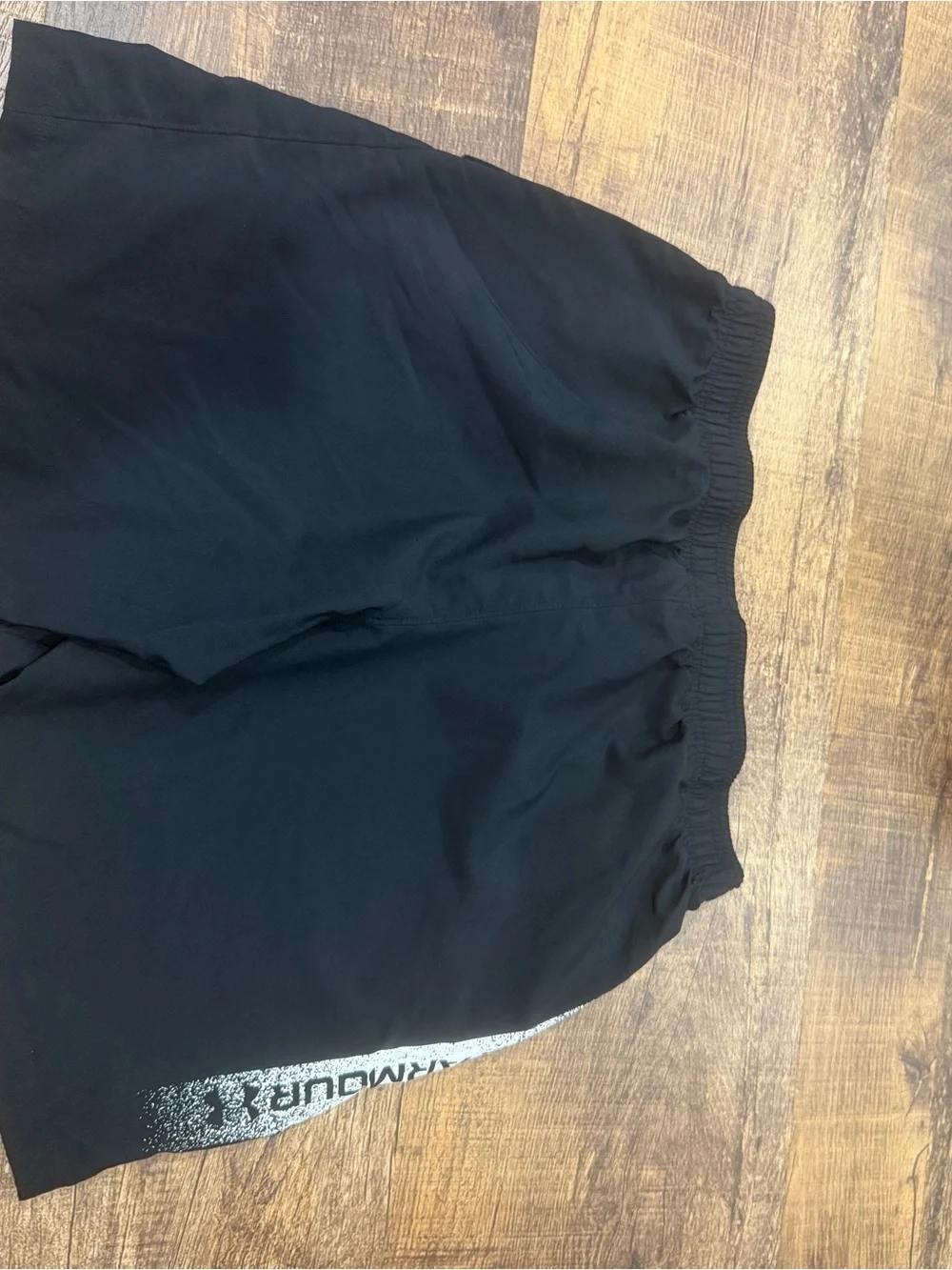 Under Armour Black Kids Athletic Shorts with Side Accent